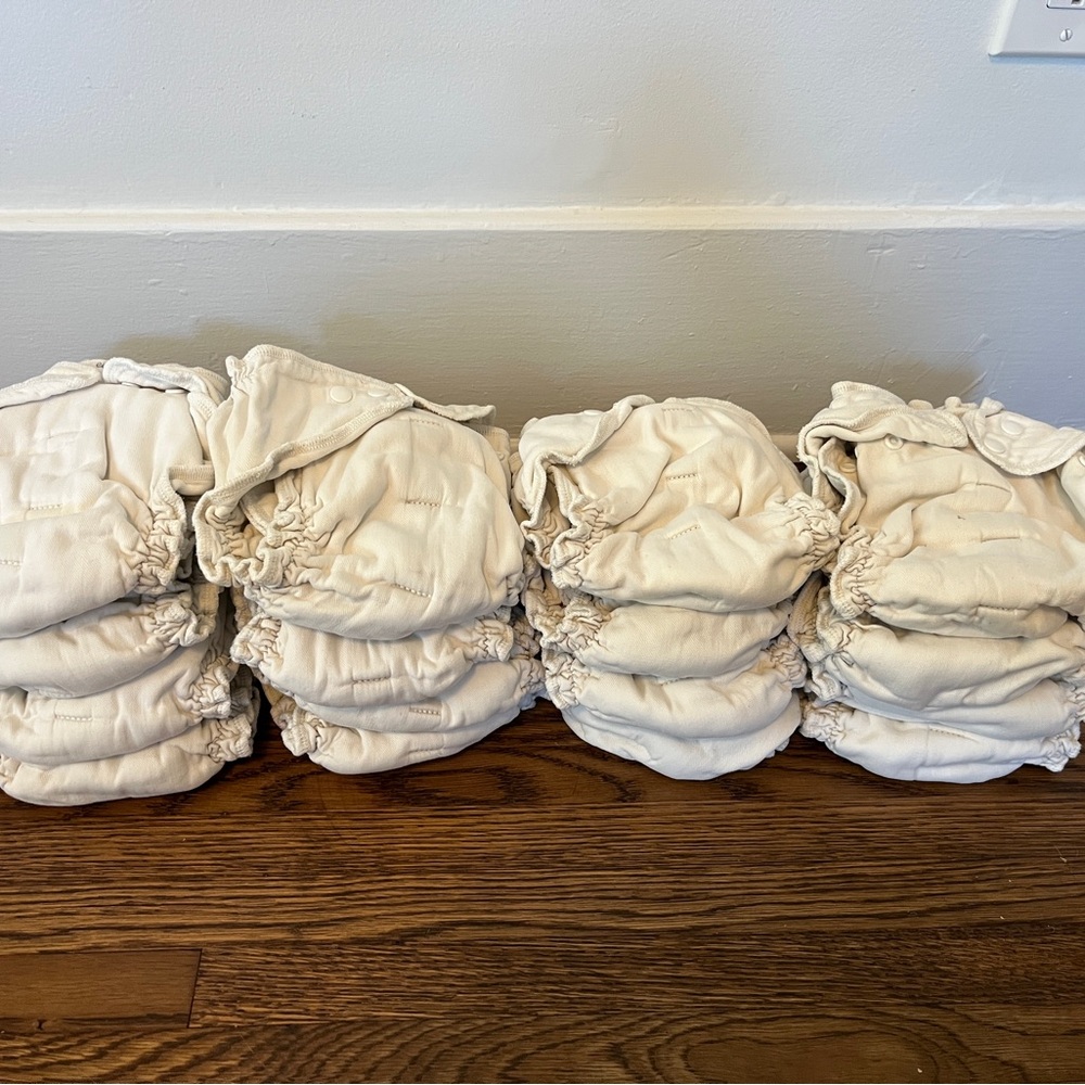 USED - 16x Esembly size 2 reusable cloth diaper inners